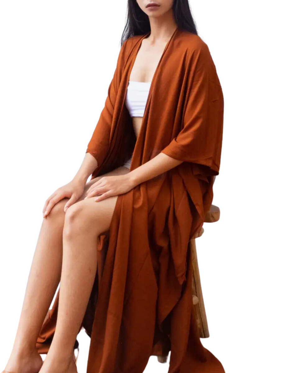 Copper Kimono Robe Hapiisis